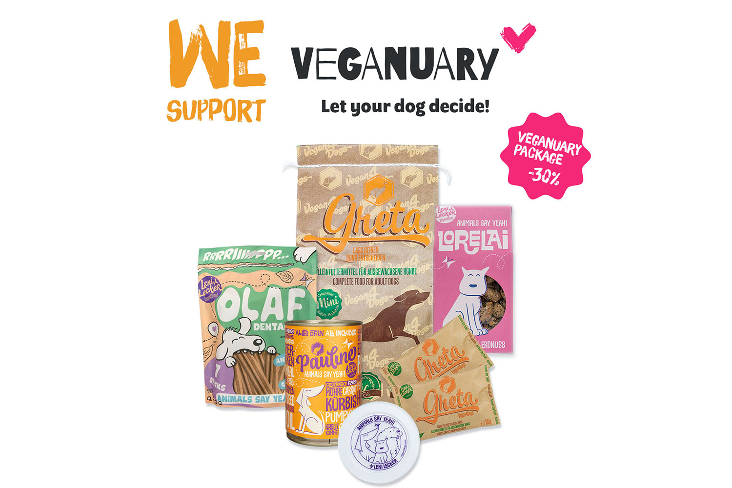 Veganuary 2024 - Lass deinen Hund entscheiden