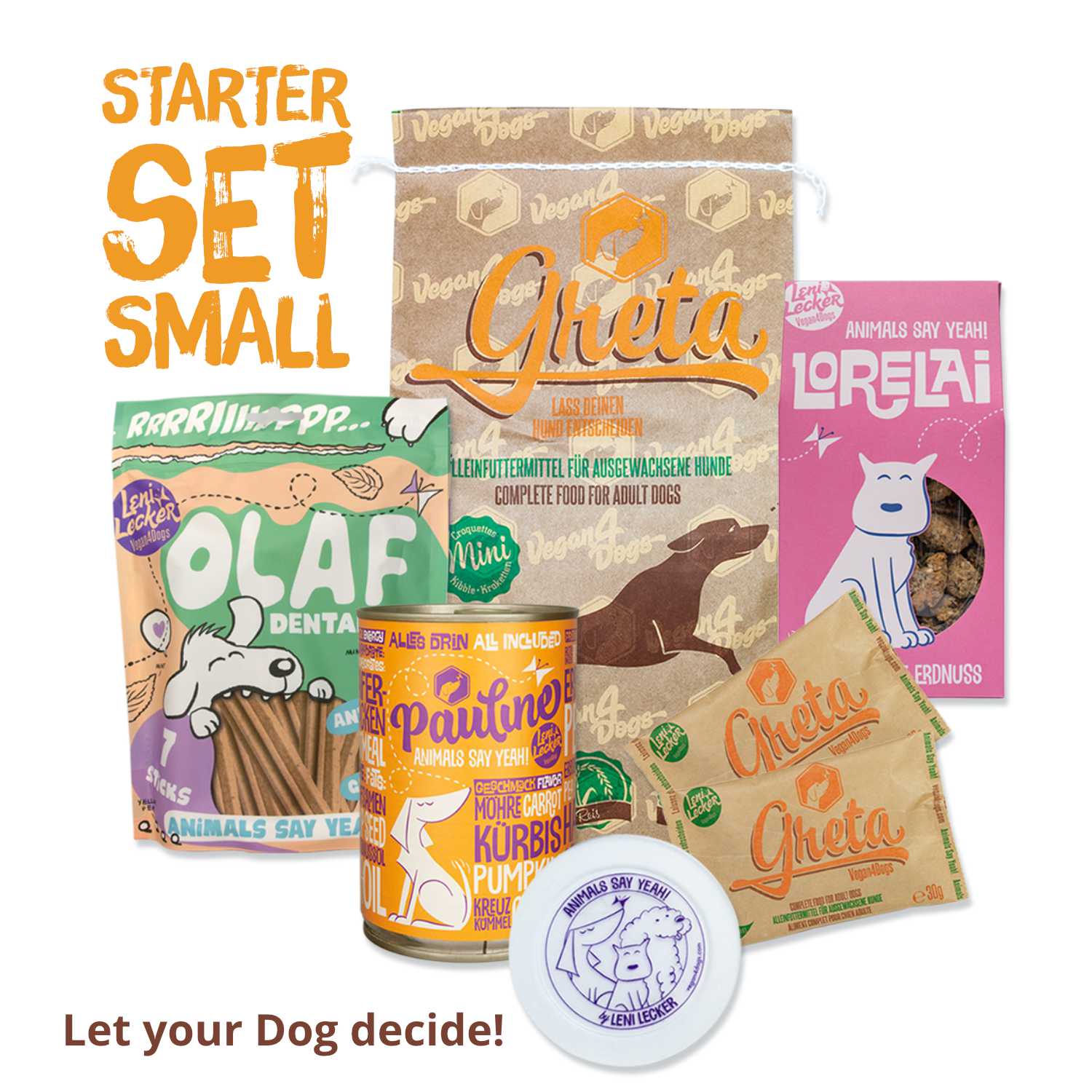 Vegan4Dogs Probier Set Klein