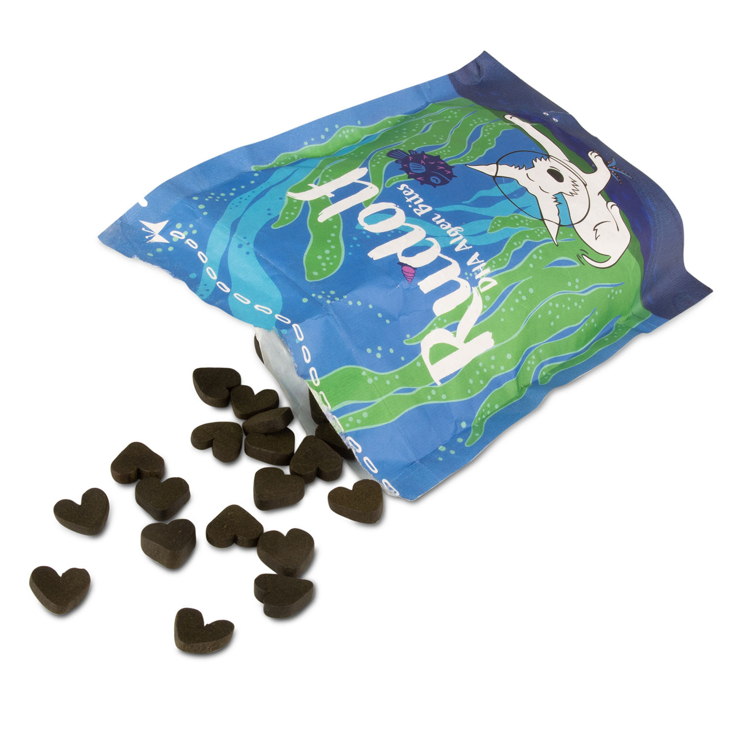 Vegan Rudolf dog snack by Vegan4Dogs for optimal DHA supply through algae.