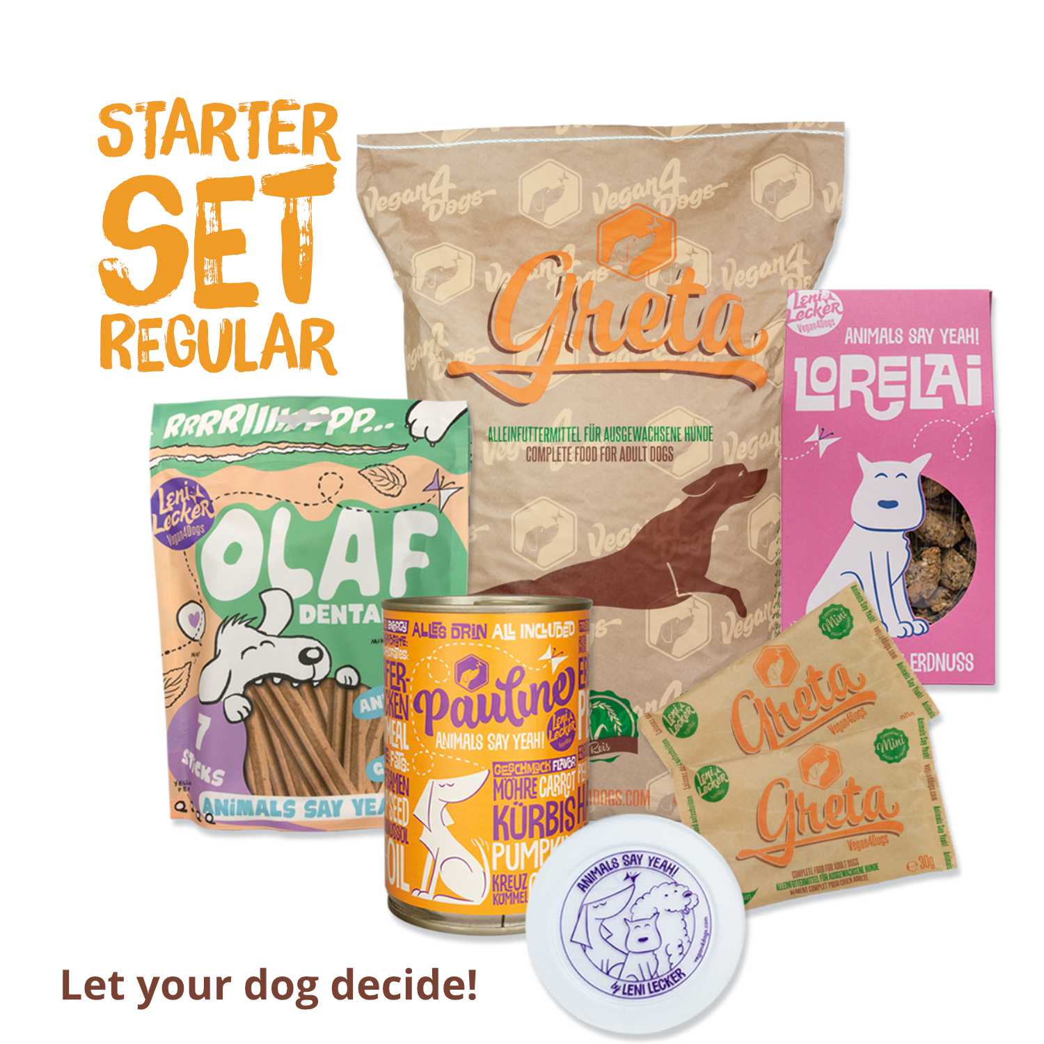 Vegan4Dogs Probier Set Groß