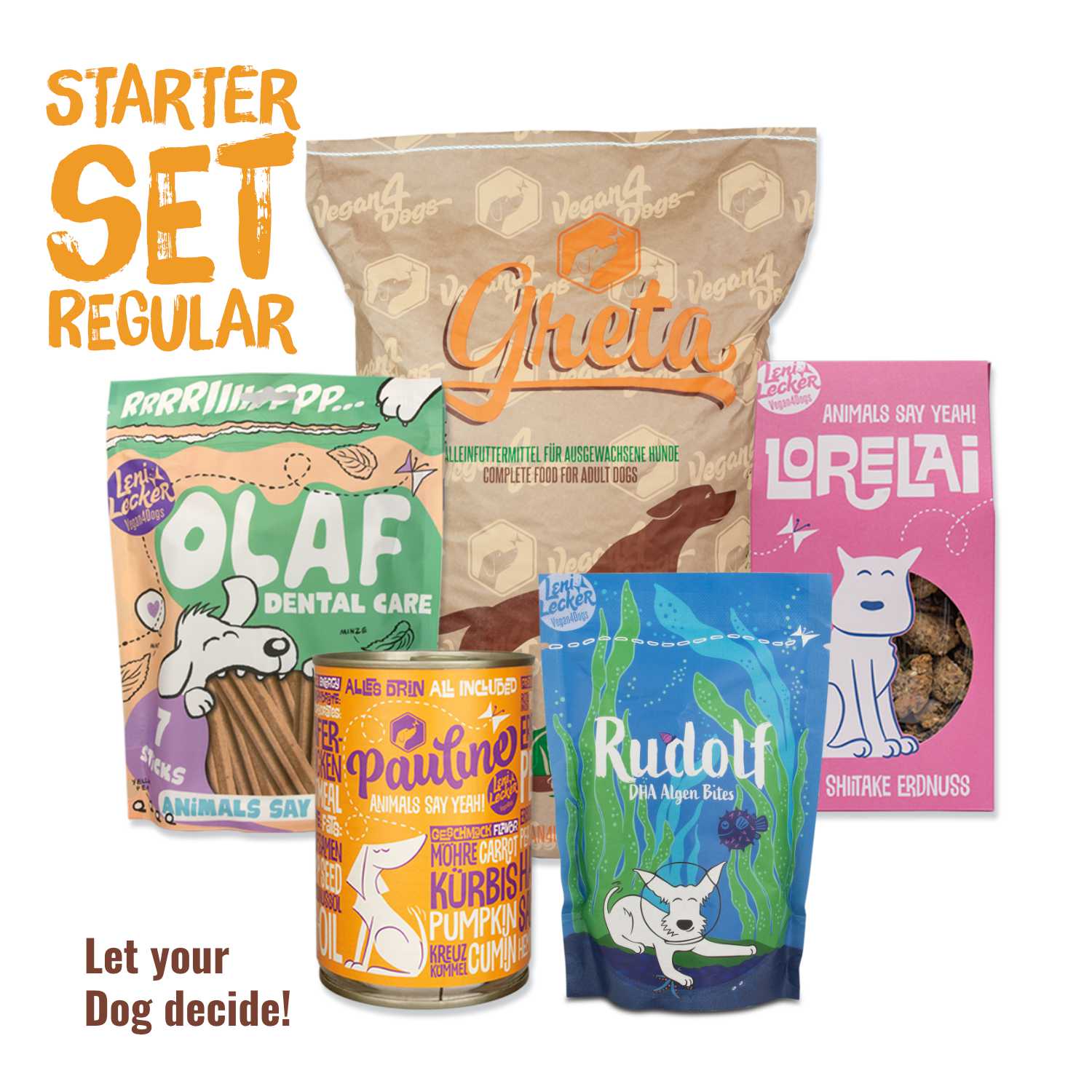 Vegan4Dogs Probier Set Groß