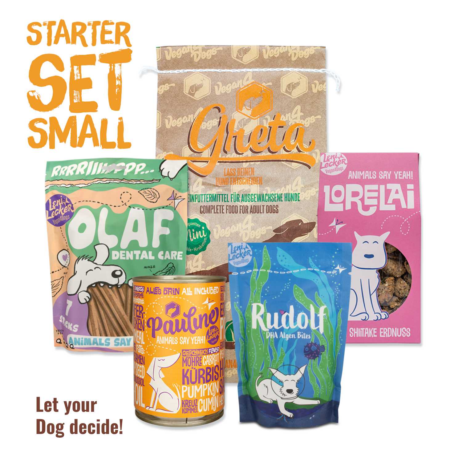 Vegan4Dogs Probier Set Klein
