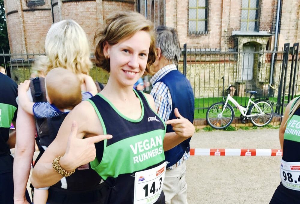 As a Vegan Runner at the half marathon relay in Potsdam