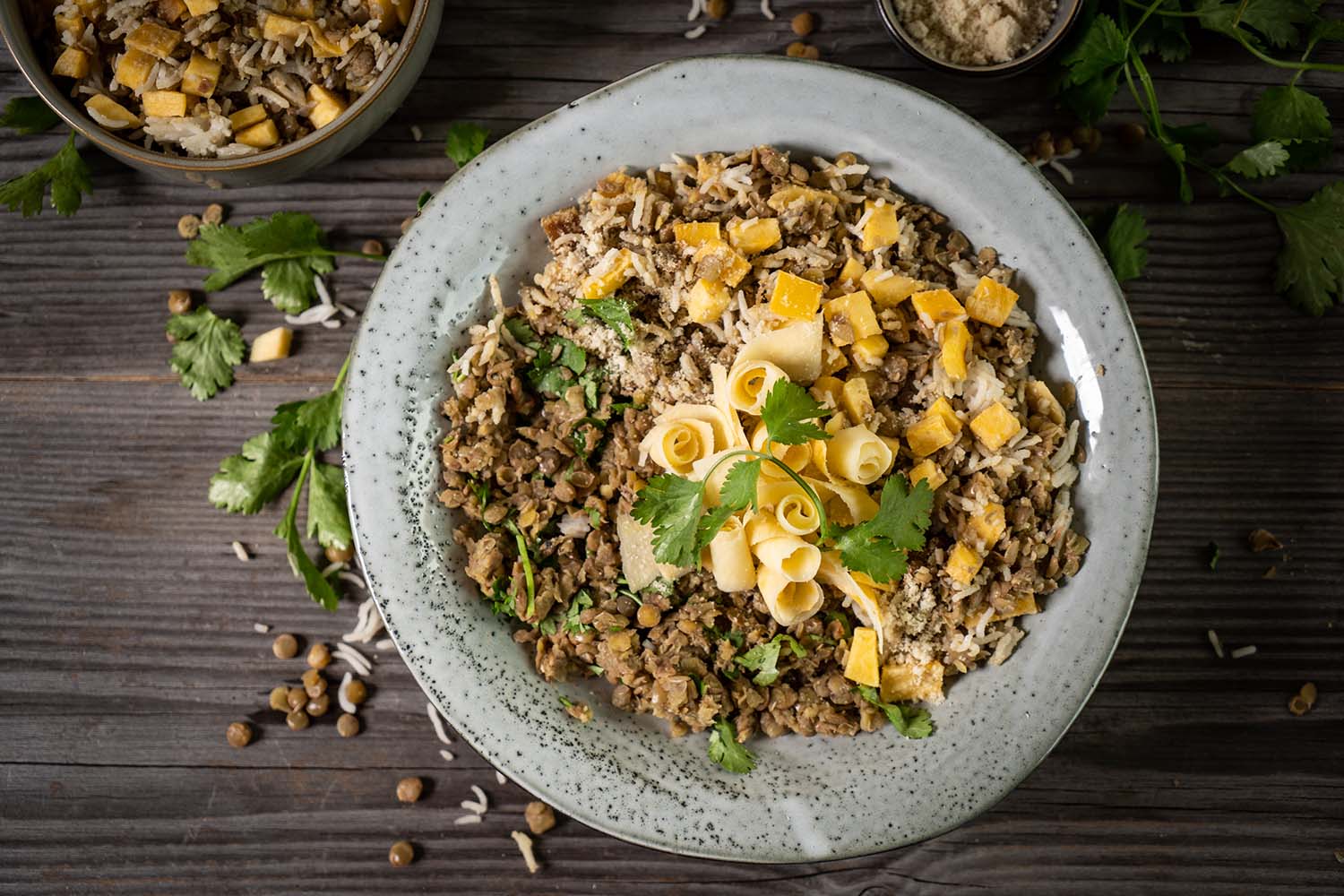 Lentils with Rutabaga